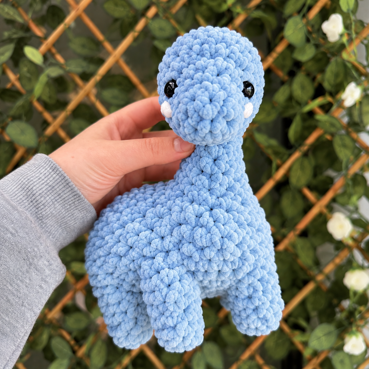 Pastel Blue Crochet Brontosaurus Plush.png