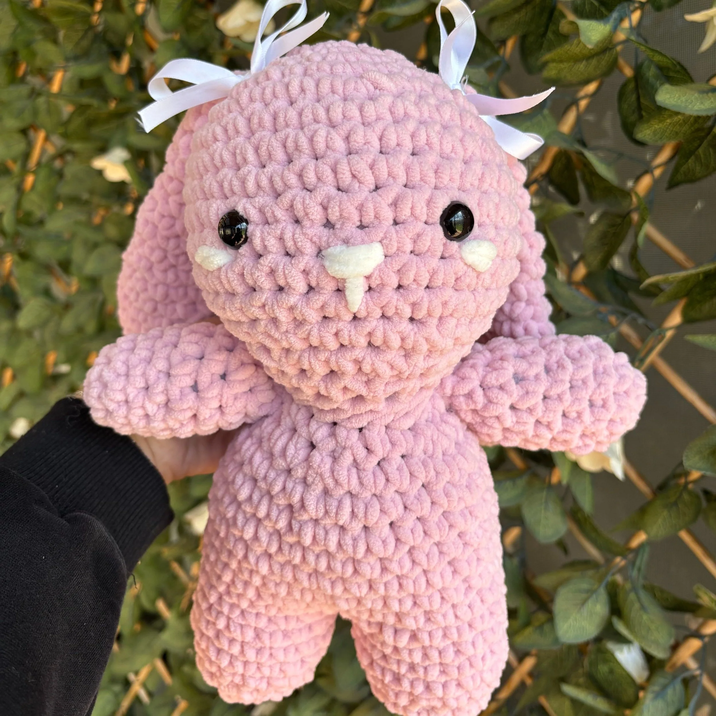 🎀 Crochet Bow Bunny Plushie