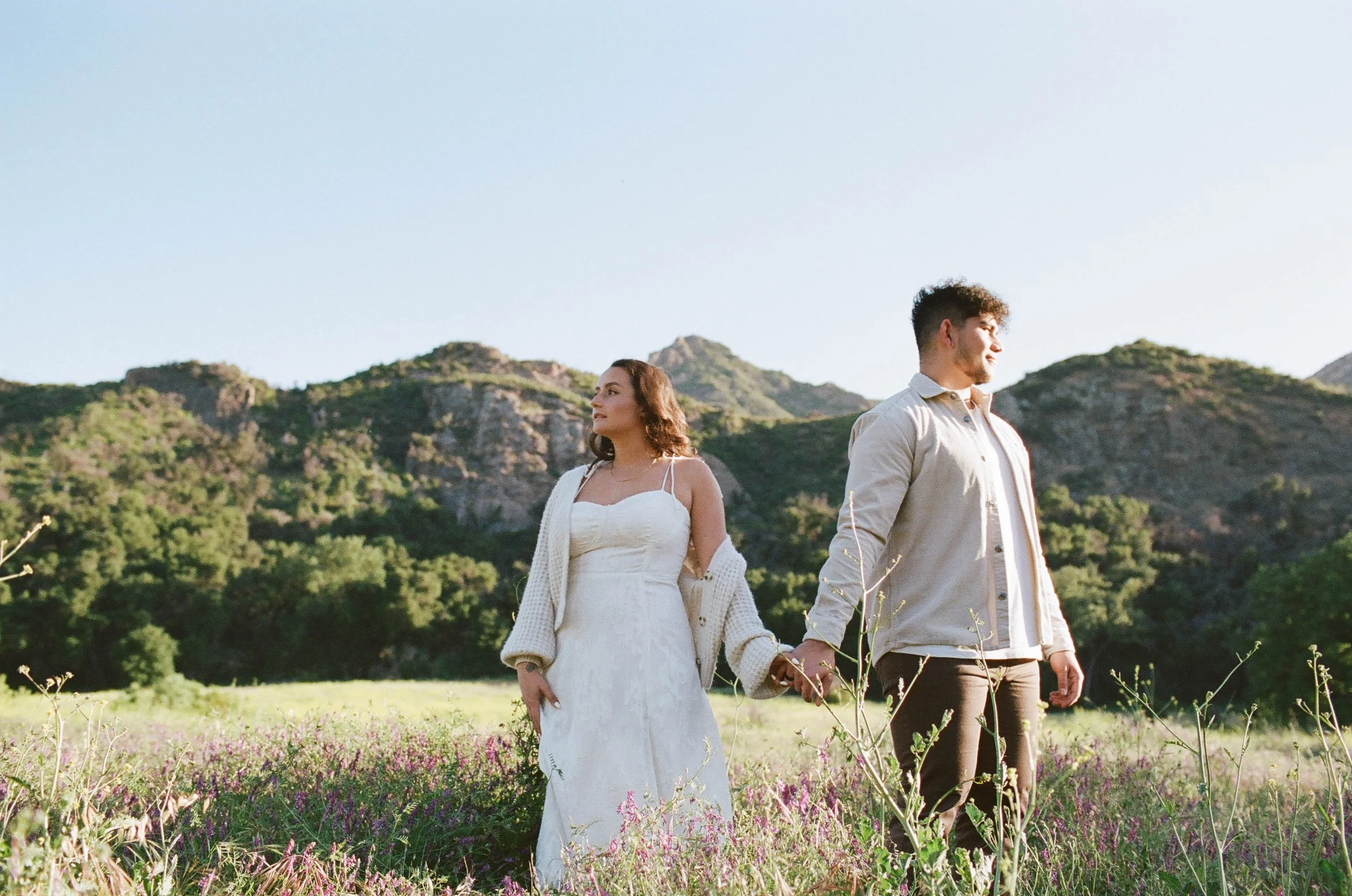 Izzy &amp; Bryan | Malibu, California State Park Engagement On Film