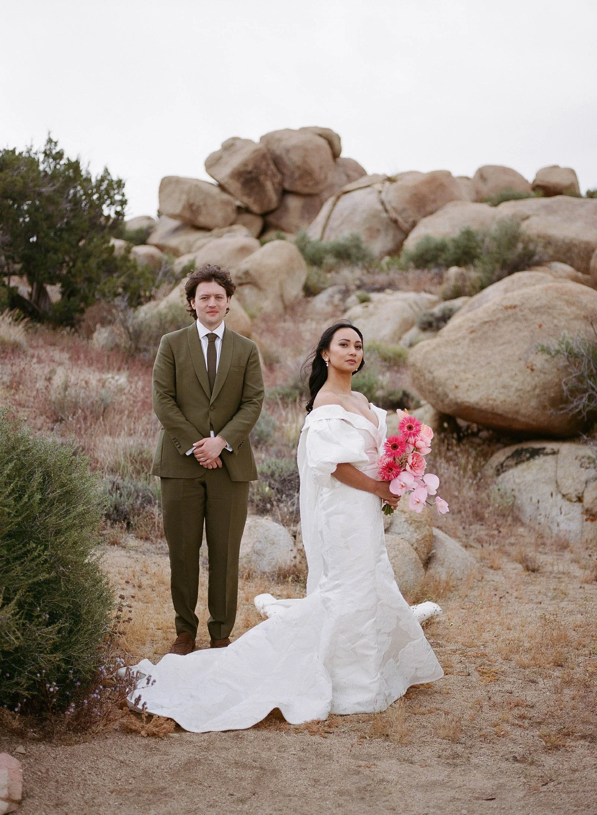 Jesica &amp; Brandon | Palm Springs, California Ace Hotel Desert Wedding