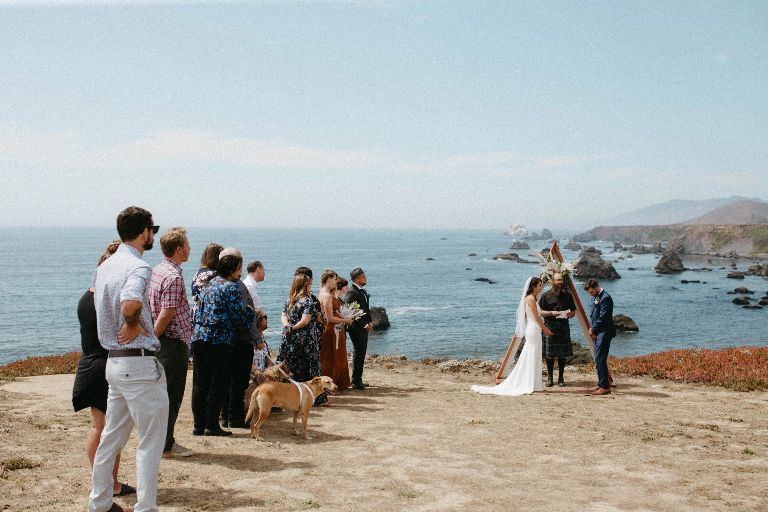 Madelyn &amp; Eric | Bodega Bay, California Cliffside Coastal Elopement