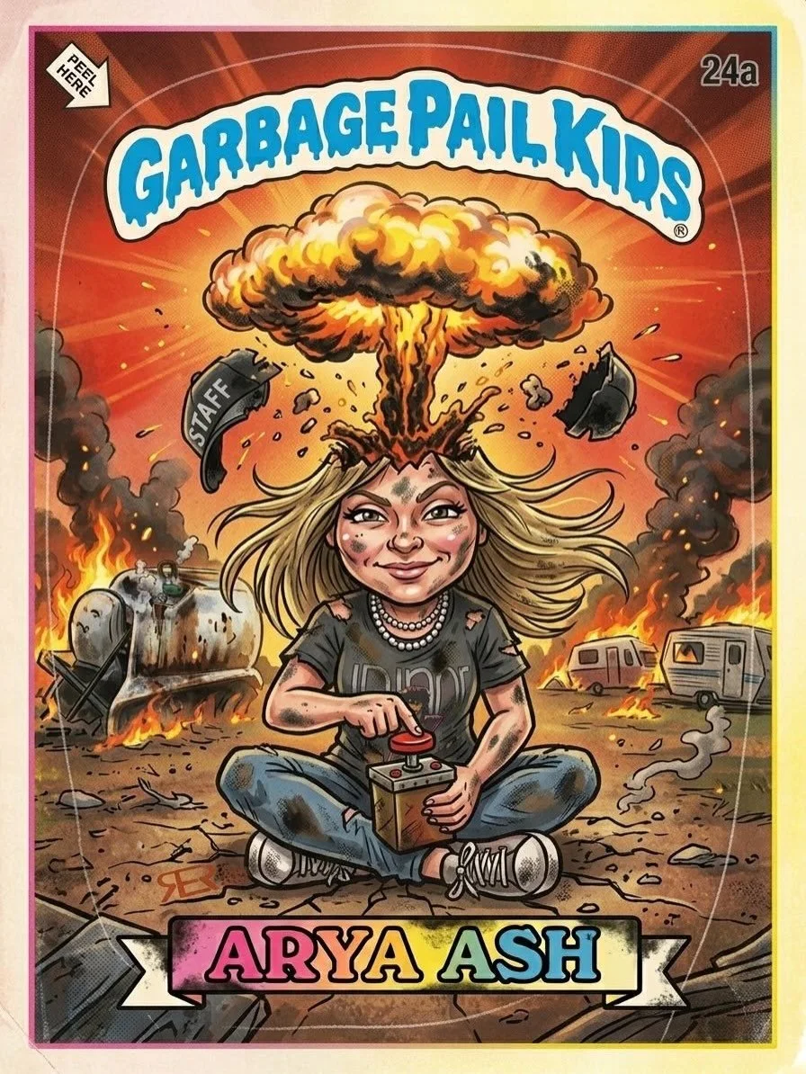 CLASH 💚 #BleedGreen #GarbagePailKids #GPK #Wrestling #CLASH