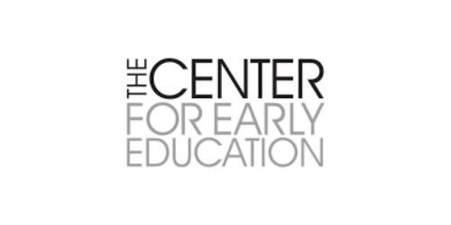 Text reading 'The Center for Early Education' in black and gray font.
