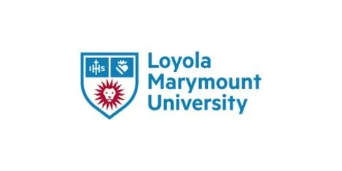 Loyola Marymount University logo with shield and text