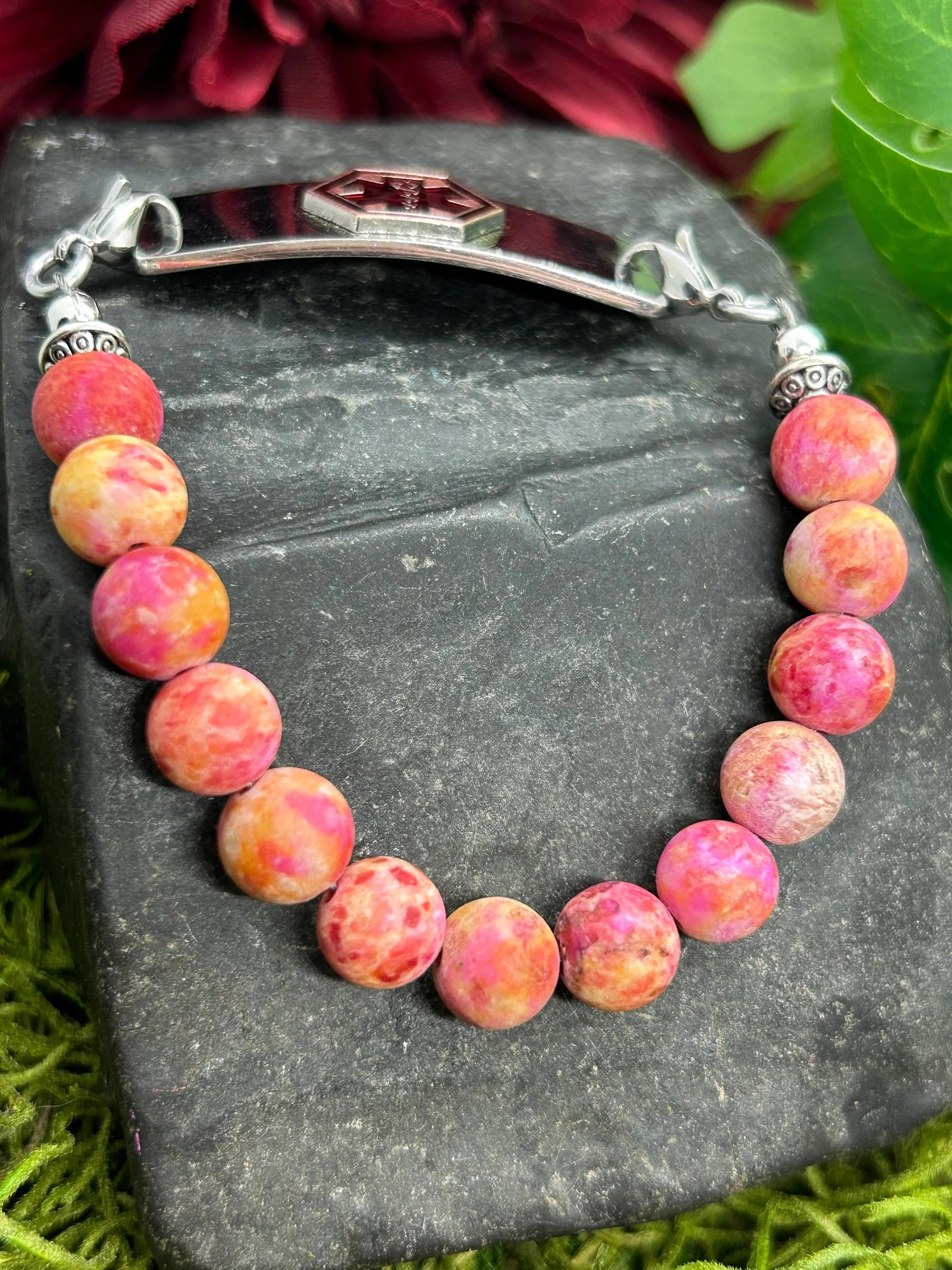 Orange & Pink Jasper