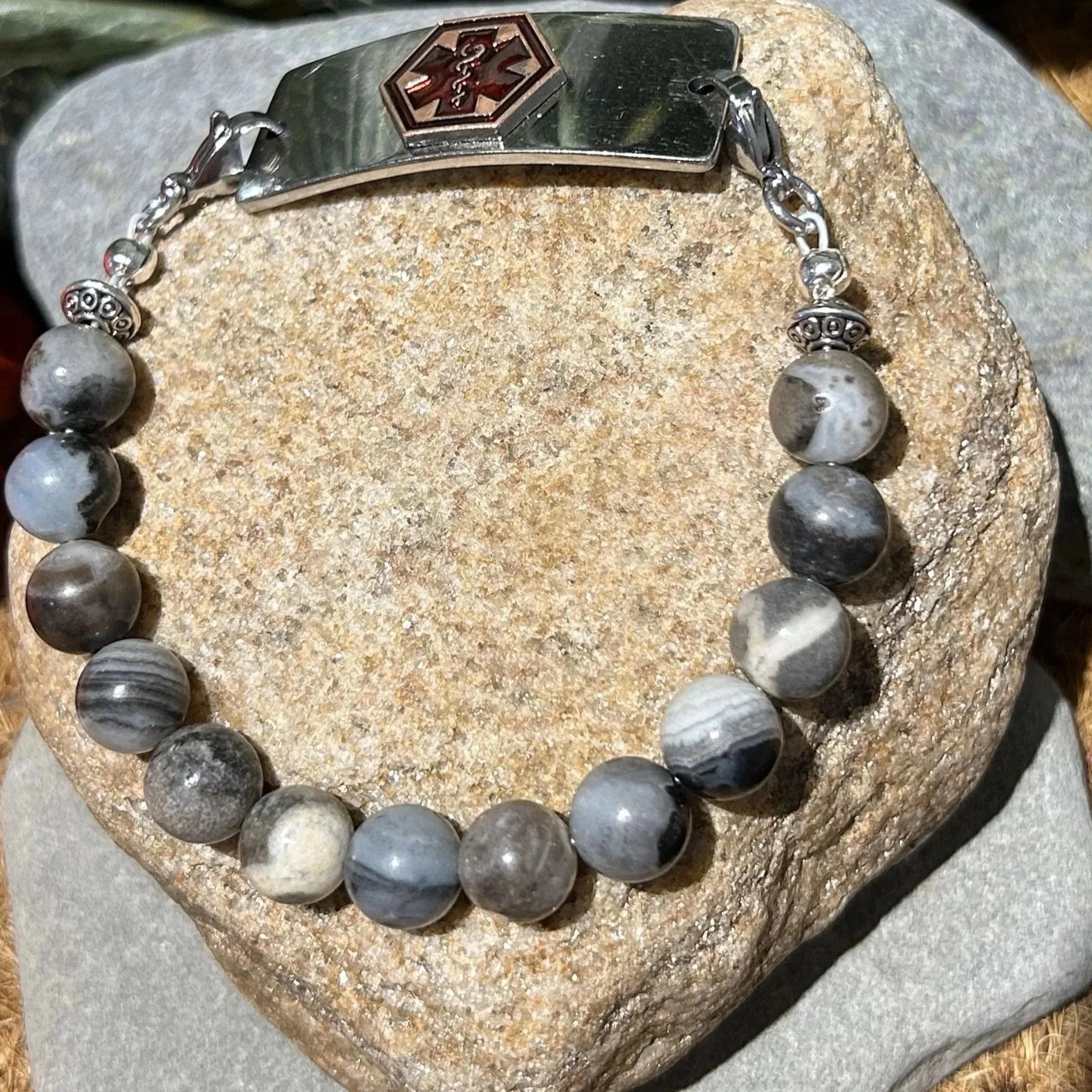 Blue Grey Agate