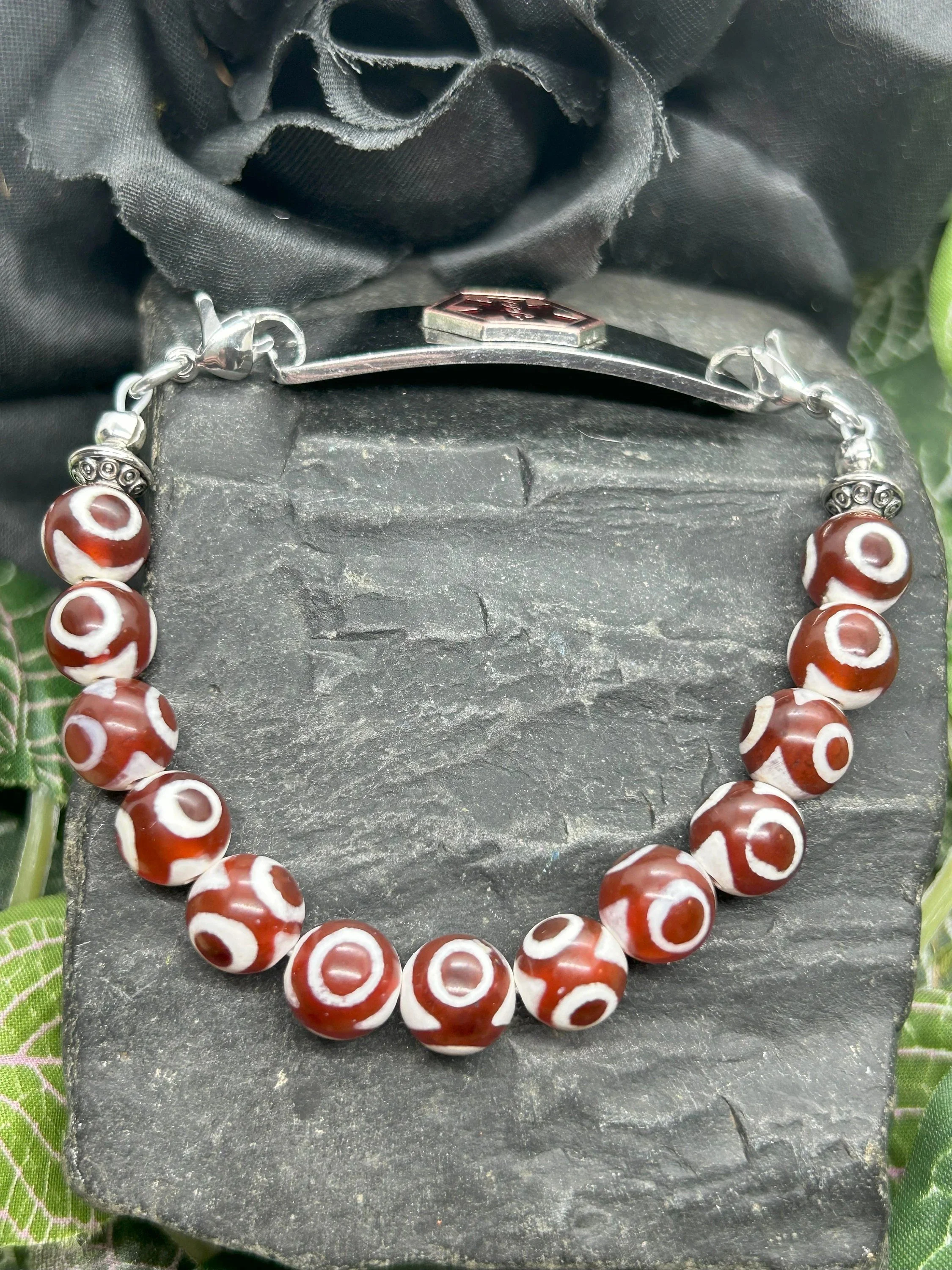 Brown Tibetan Dzi Agate