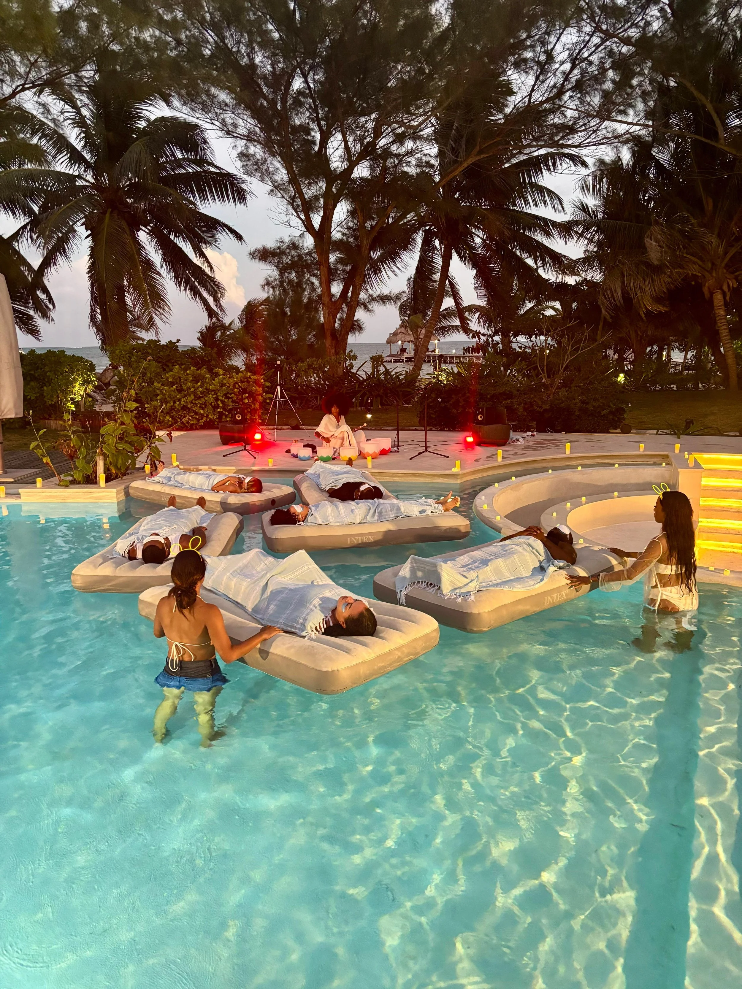Float & Glo @ Villa Abrazos in San Pedro, Belize