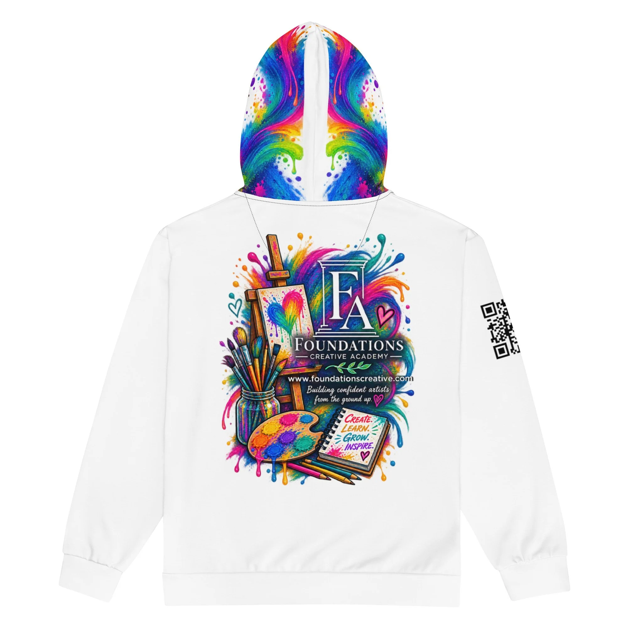 🎨 Foundations Creative Academy Artist Zip Hoodie