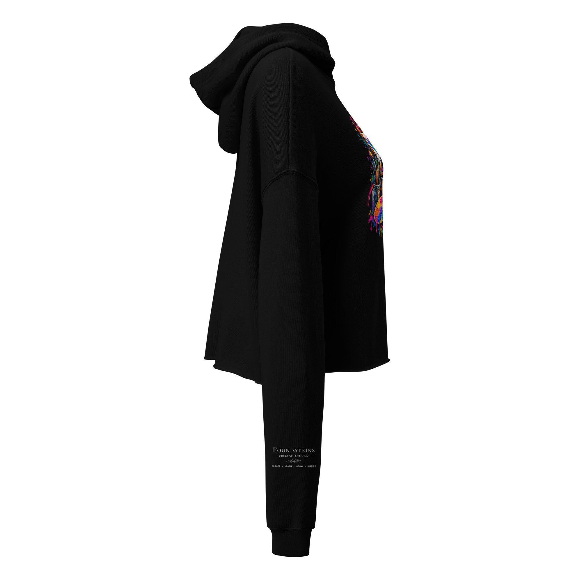 Foundations Creative Academy Cropped Artist Hoodie