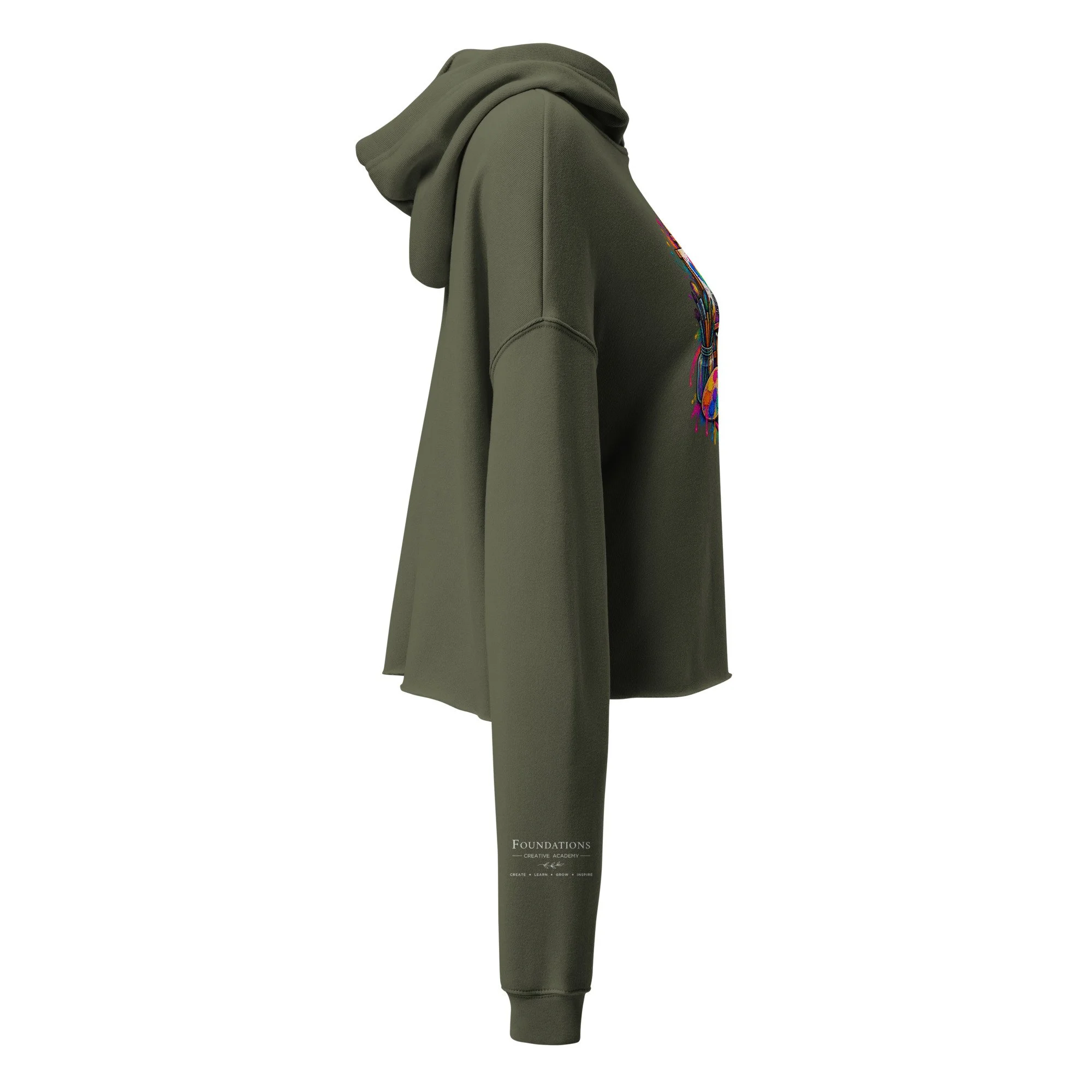 Foundations Creative Academy Cropped Artist Hoodie