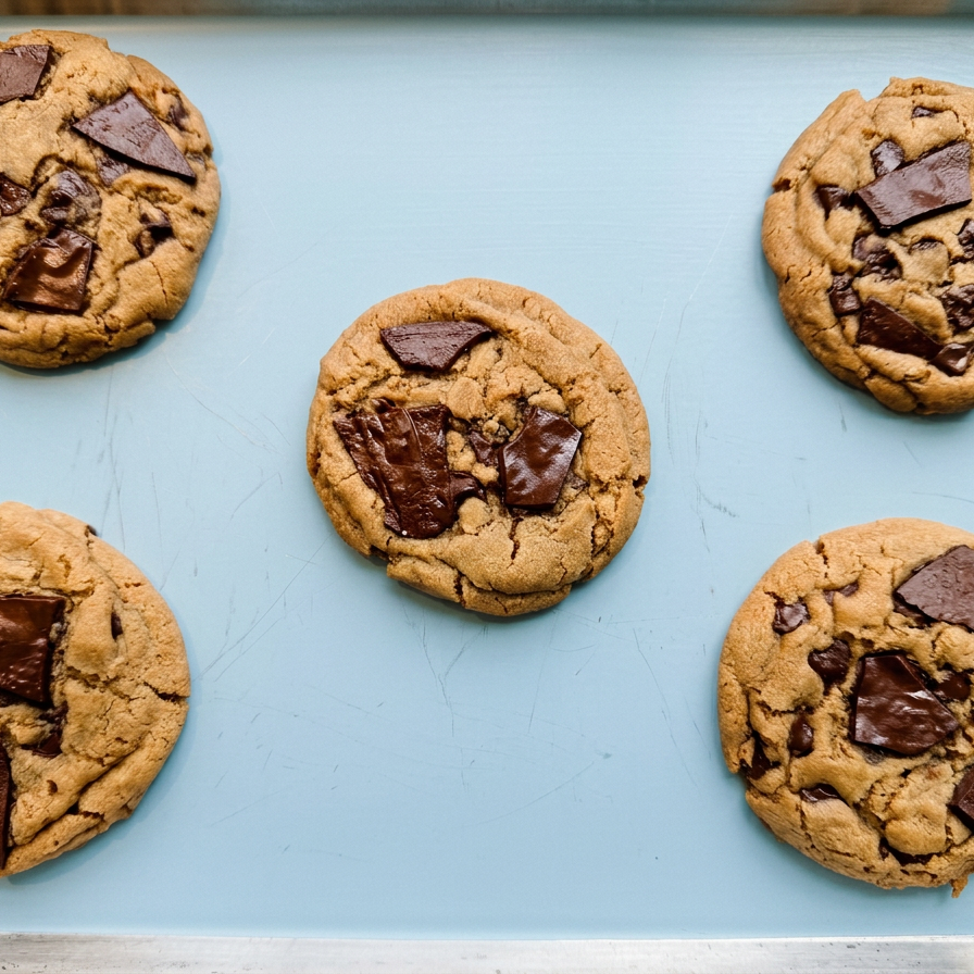 Brown butter chocolate chip cookie
