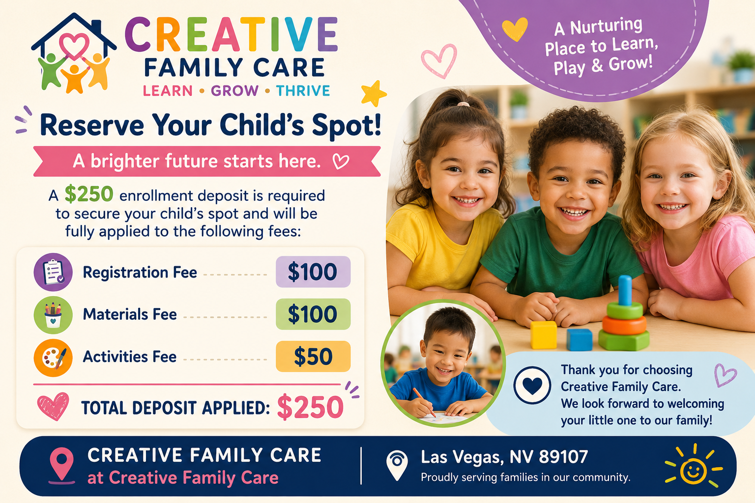 Enrollment Deposit
