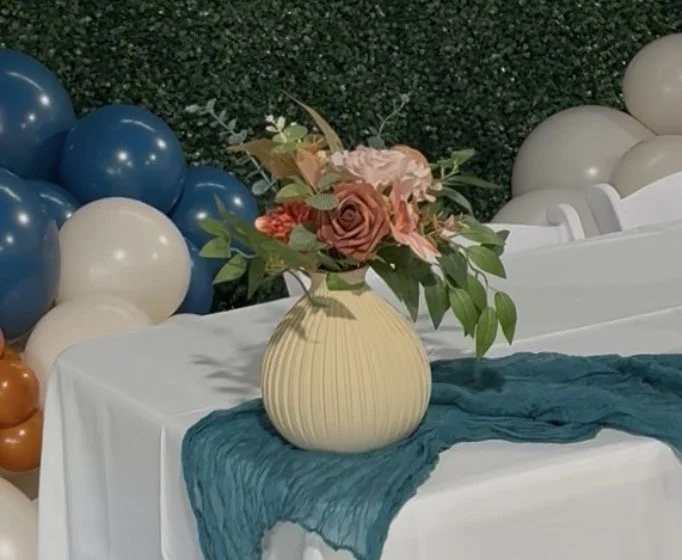 Faux Floral Centerpieces