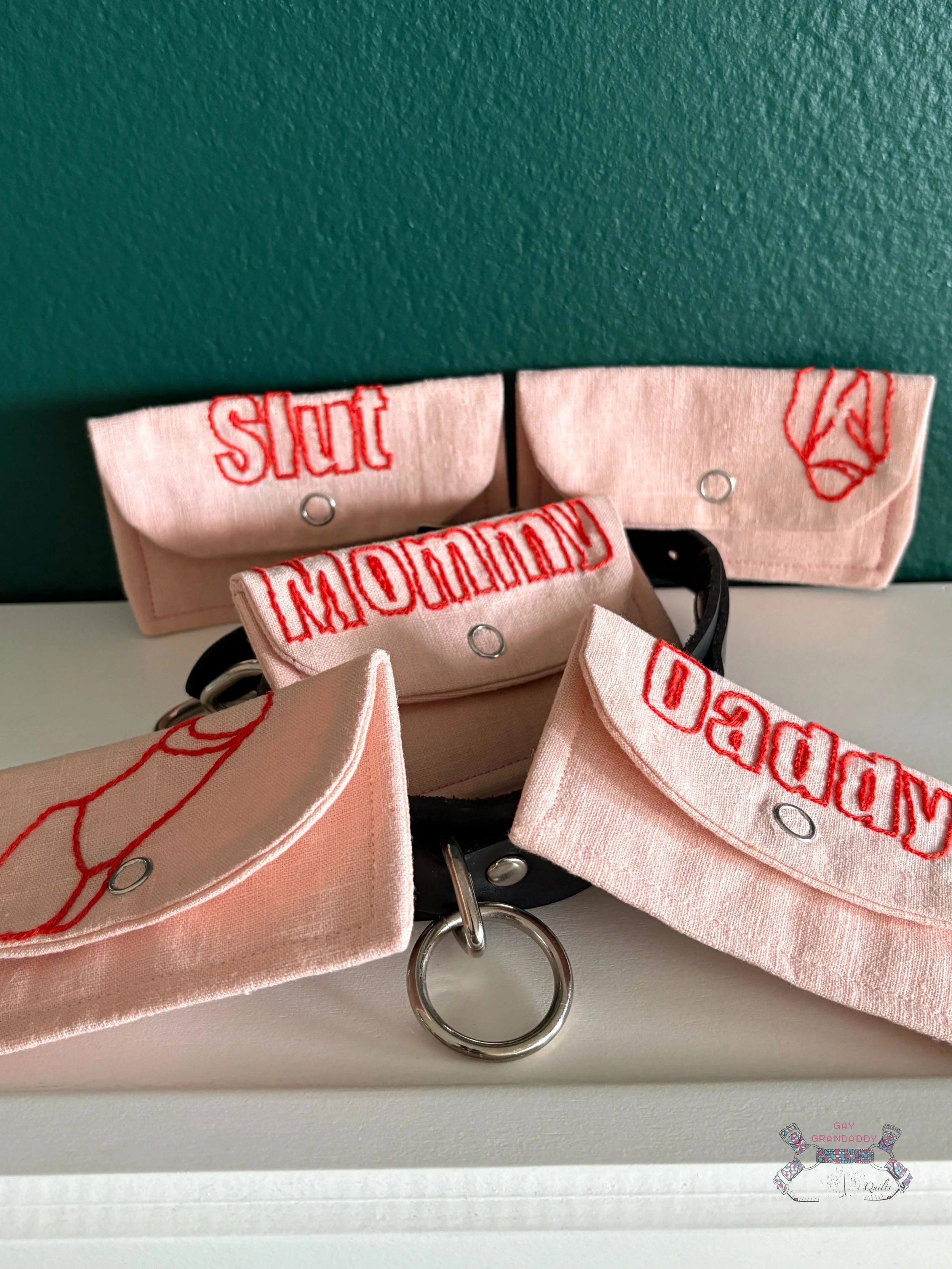 Slutty Little Pink Condom Pouch