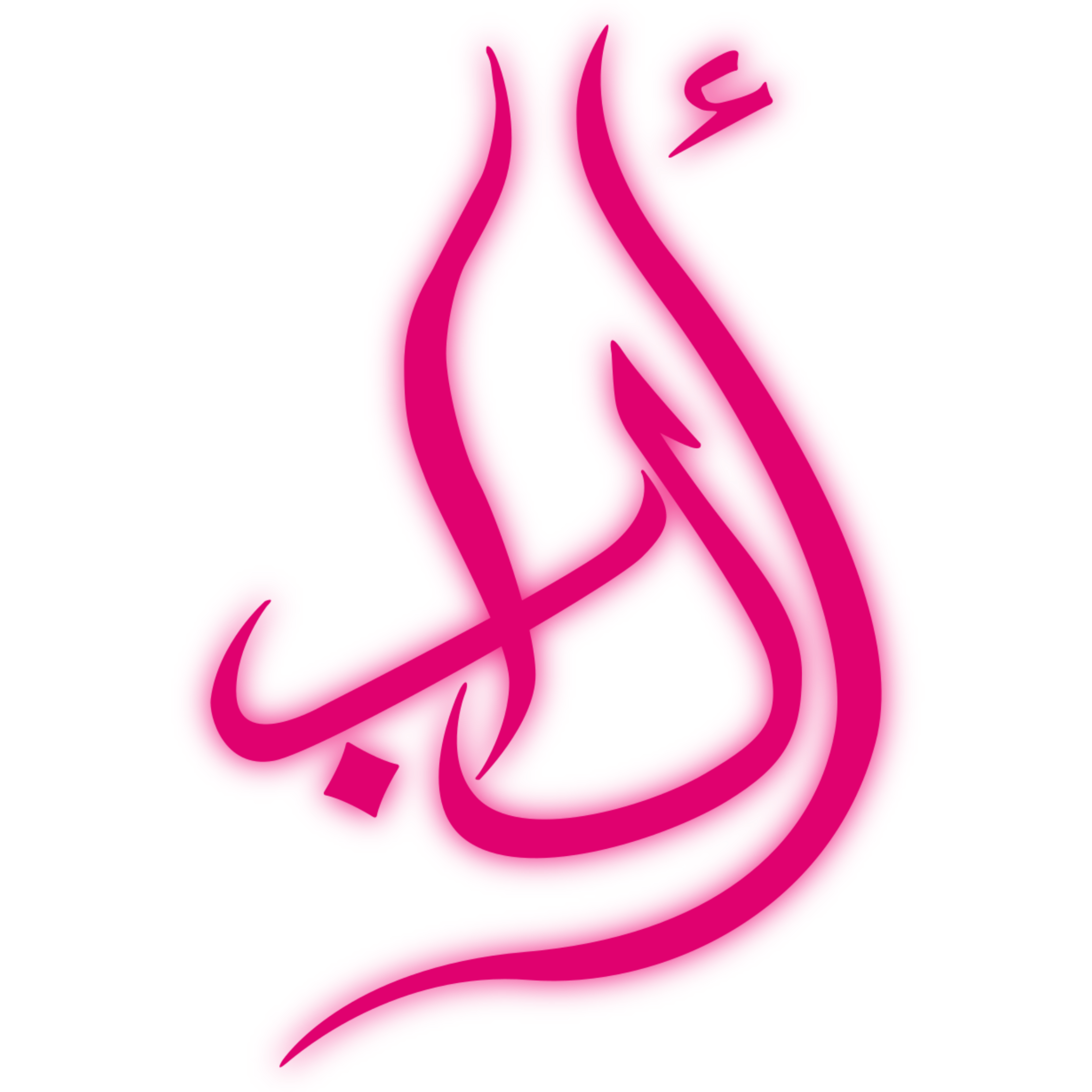 A pink ribbon symbol on a red background, associated with breast cancer awareness.