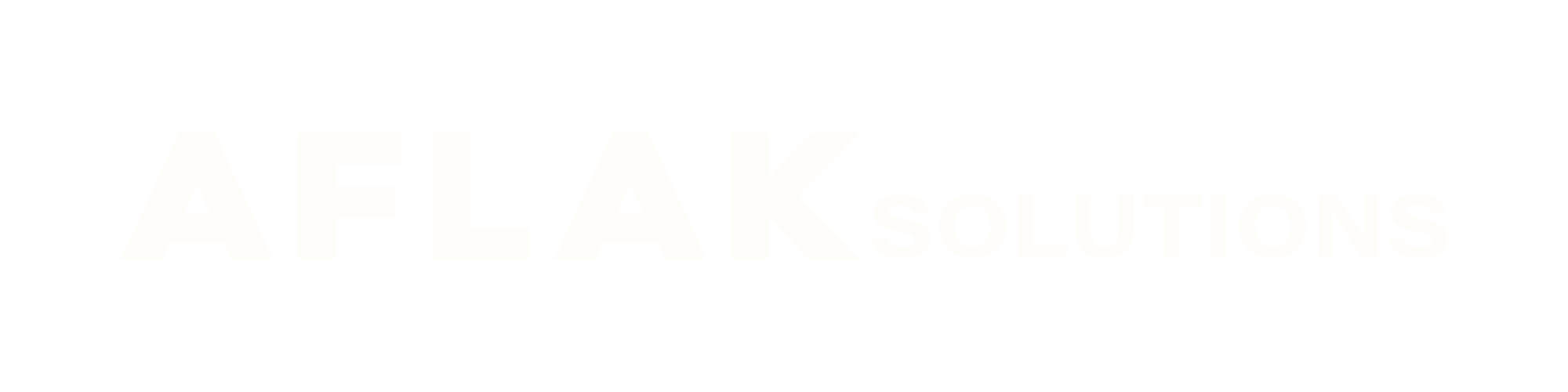 AFLAK Solutions logo in black and white with bold text.