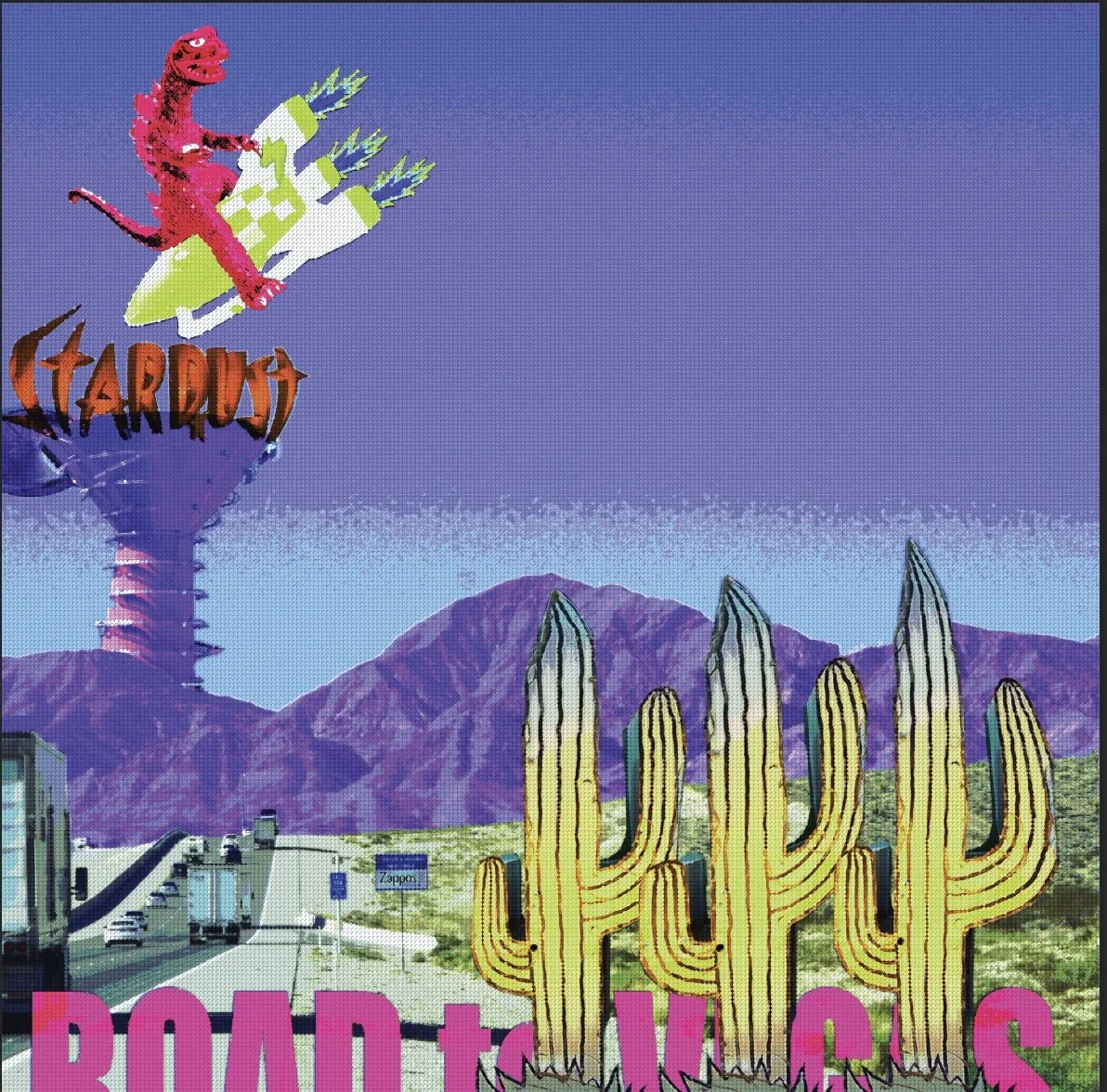 David Smouha, Cocktail Landing 2022, giclee print on 100% cotton rag, 111 x 111cm framed