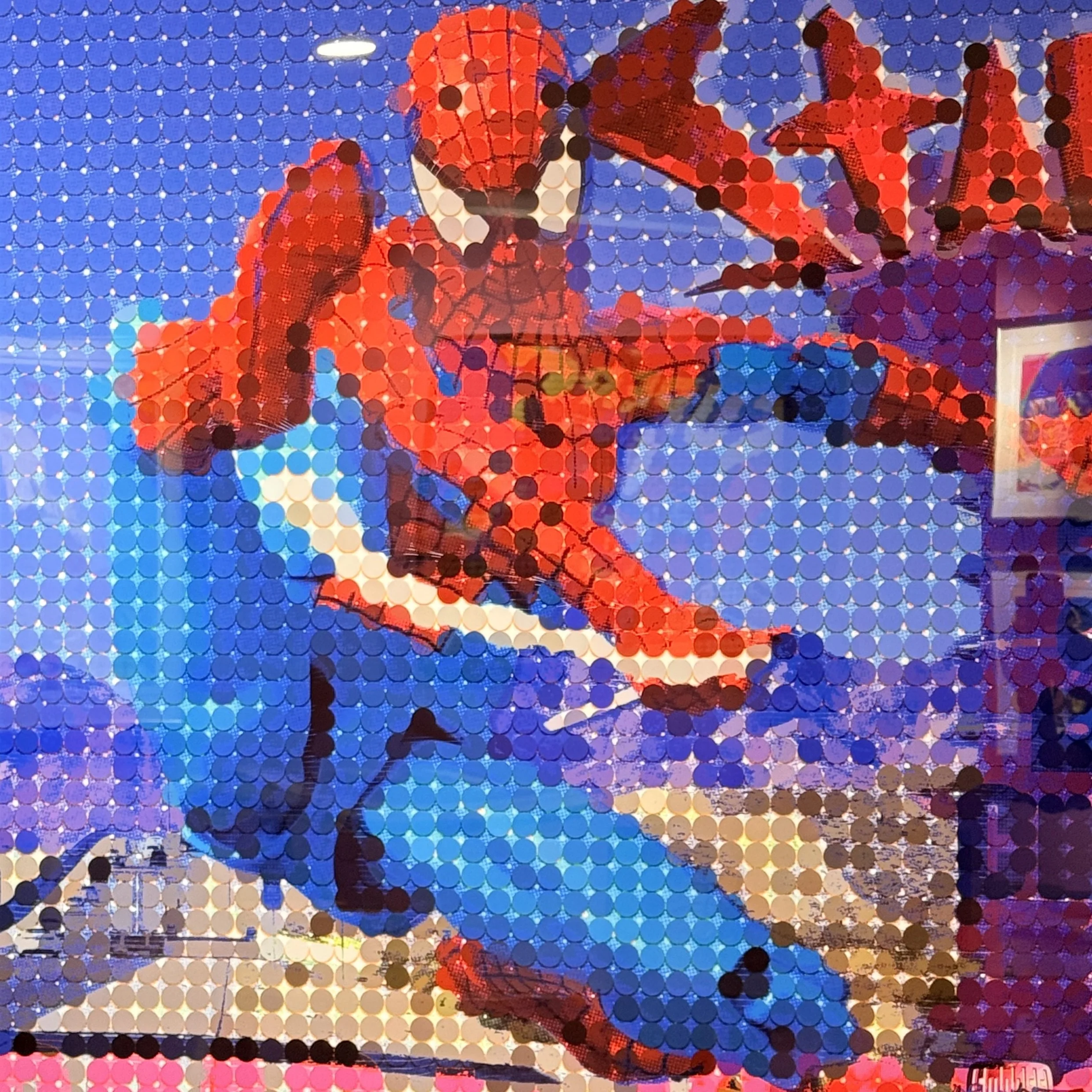 David Smouha, Hero 2025, sublimation dye print on aluminium, edition 1/1, 103 x 103cm framed