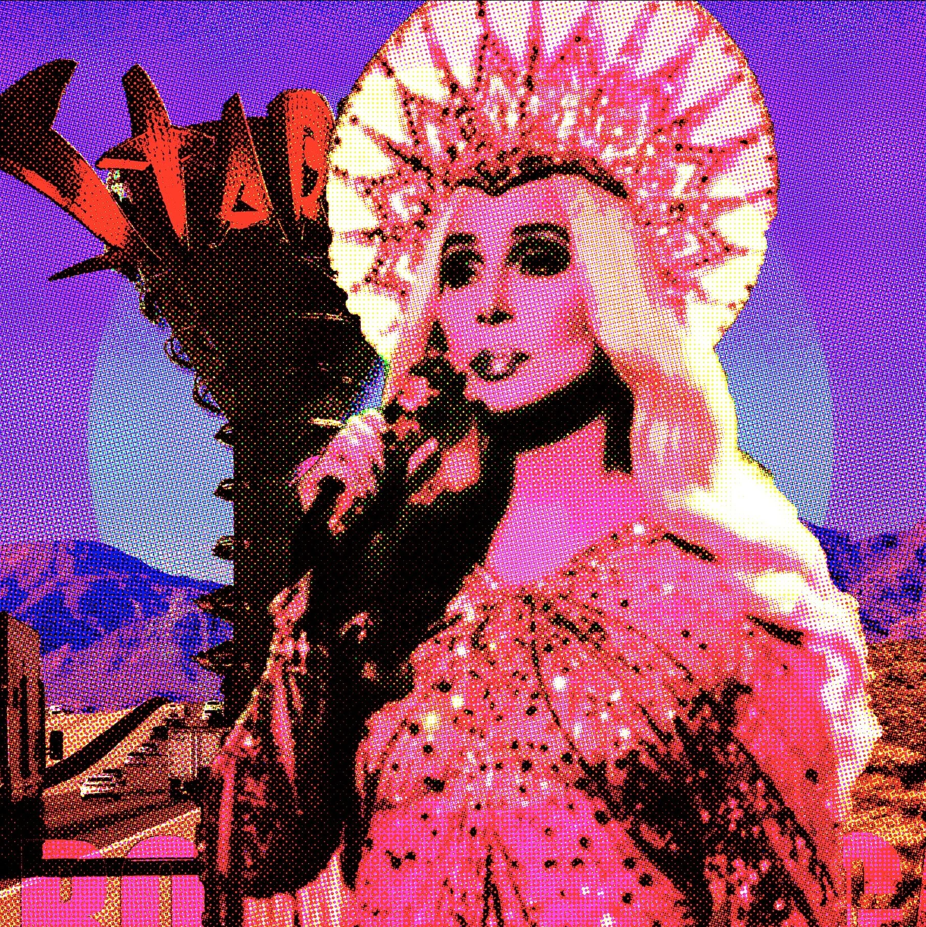 David Smouha, Queen Cher 2022, giclee print on 100% cotton rag, 110 x 110cm edition 1/1 framed
