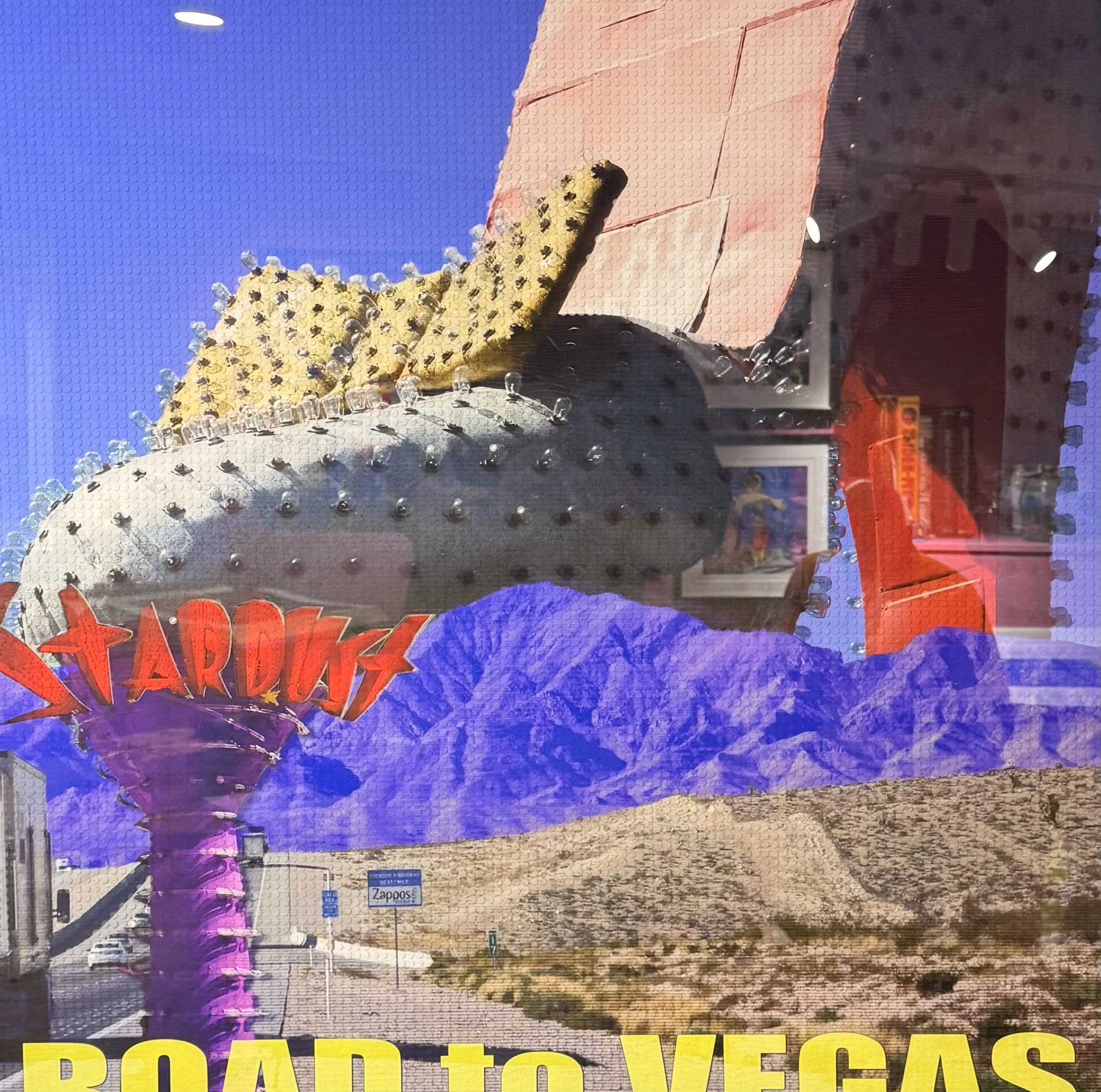 David Smouha, Grizilla Does Vegas 2017, giclee print on cotton rag, 111 x 111cm edition 1/1