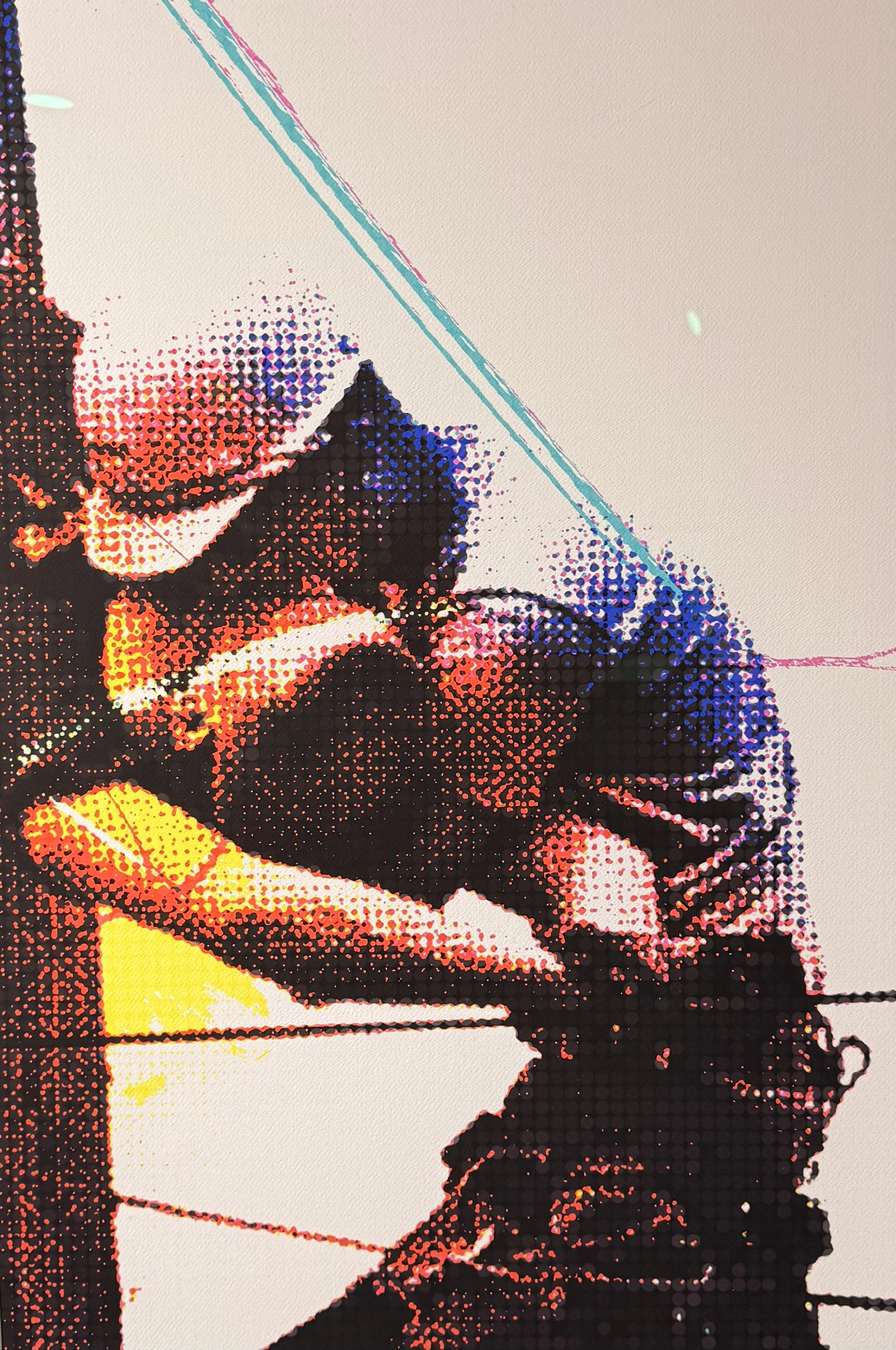 David Smouha, Kiss of life 2024, giclee print on Hansen cotton rag, 95 x 71cm edition 1/1
