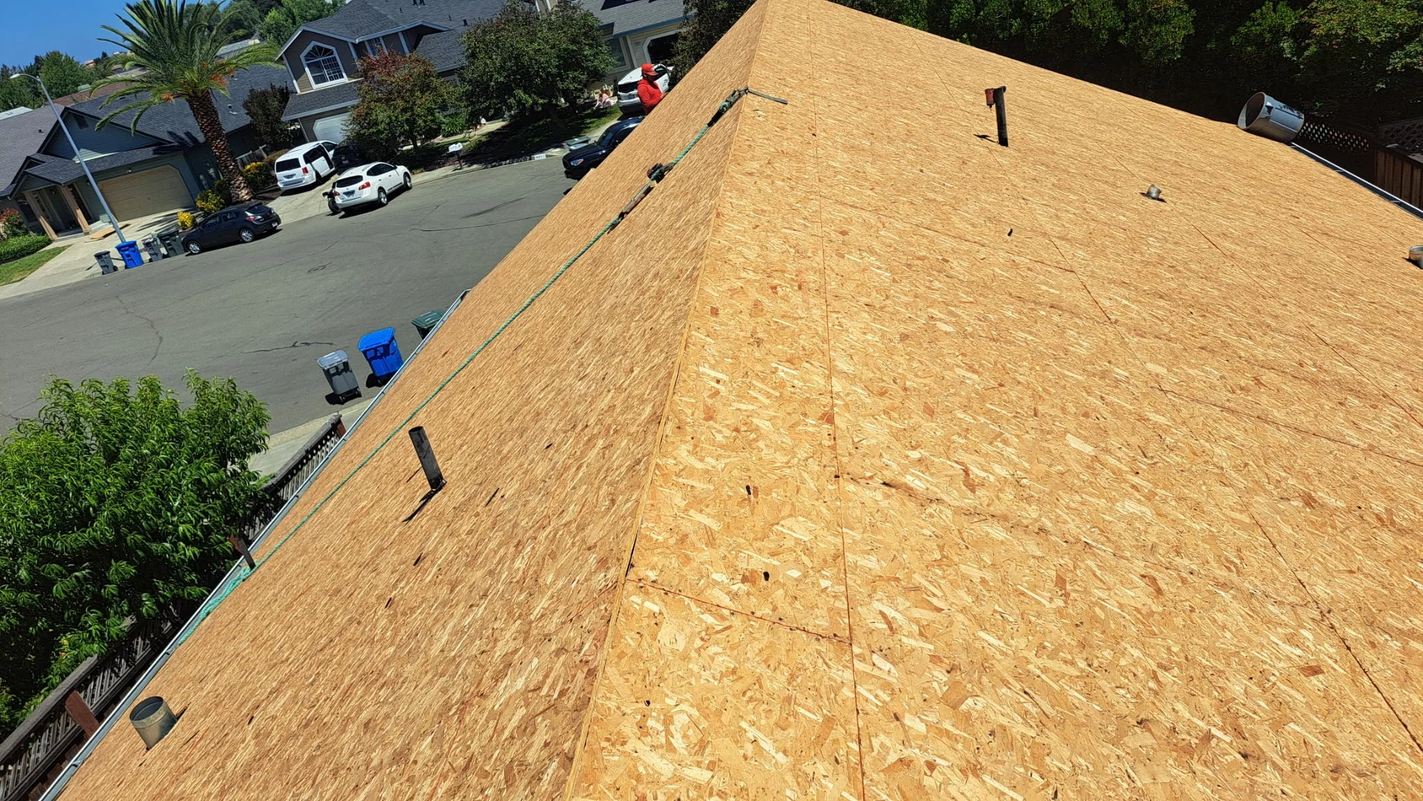 New Roof Deck Sheating
