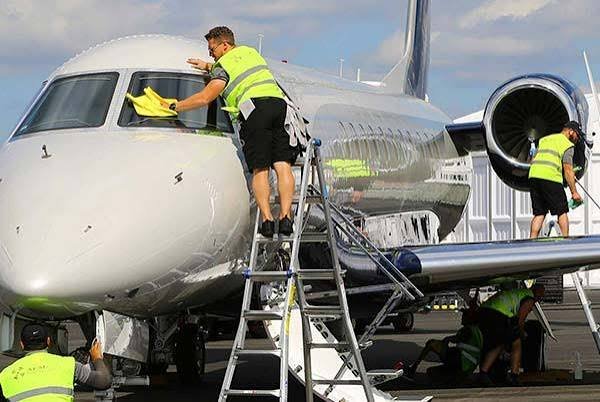 Stealth Aviation Detailing providing professional private jet exterior detailing and aircraft washing services throughout Oregon and Washington.