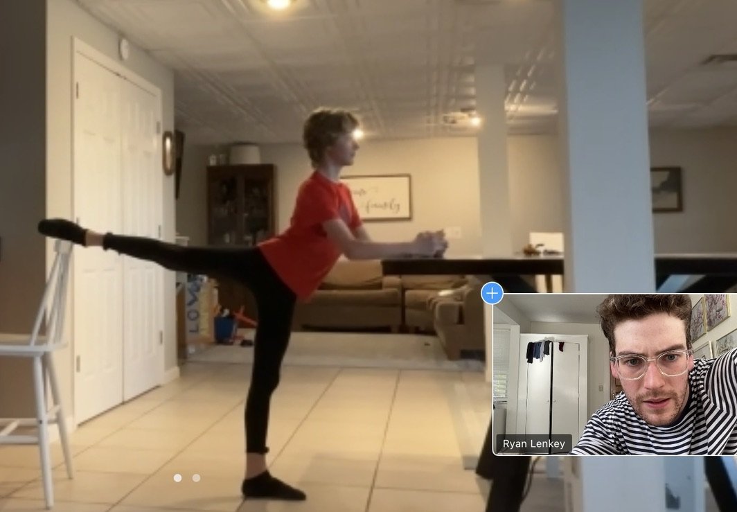 male dancer ballet boy private coaching zoom