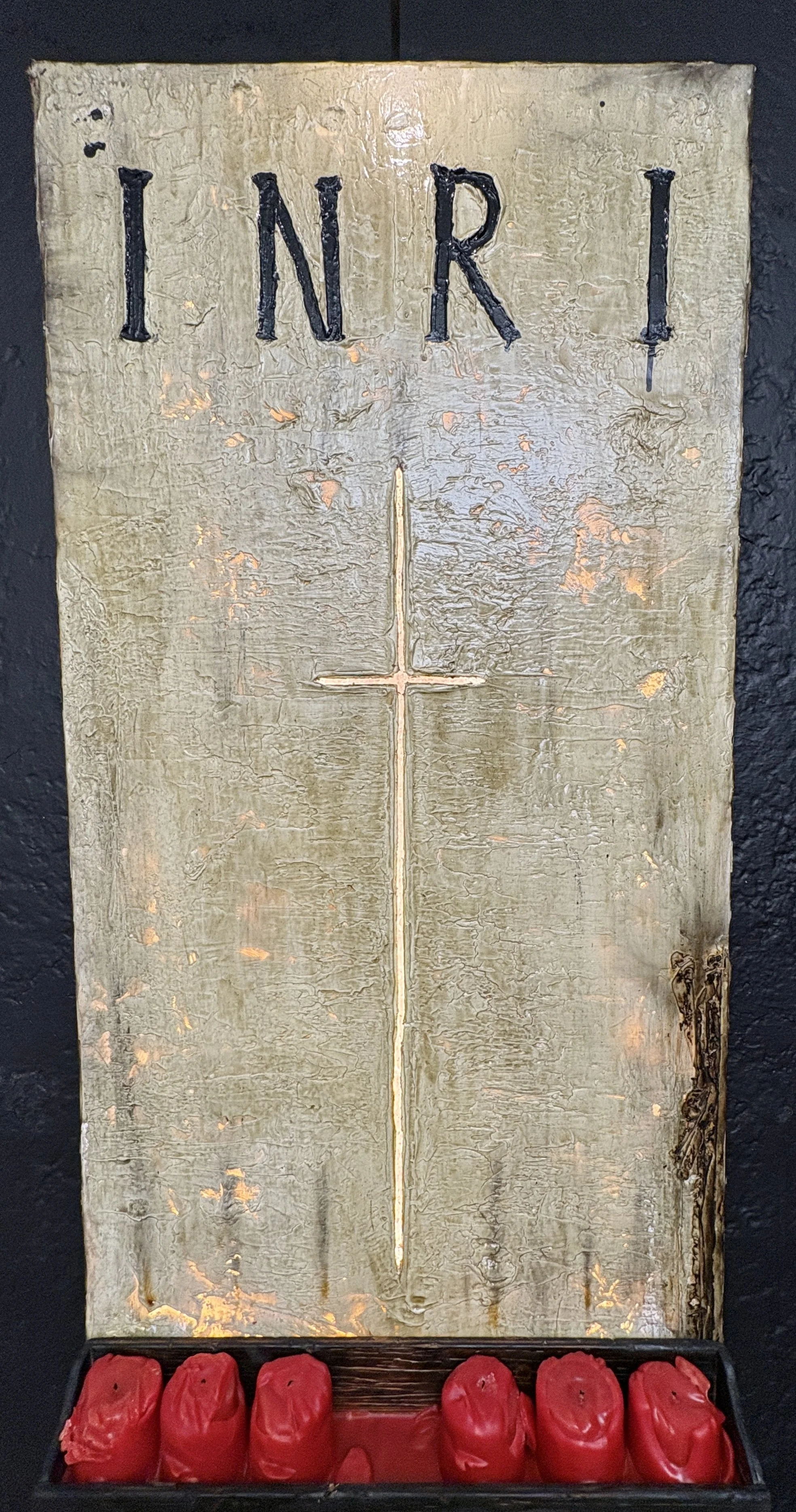 INRI Large - red candle option (#24)