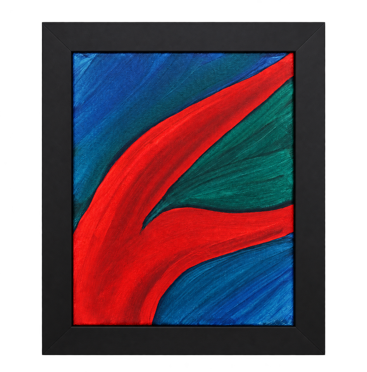 Red-Blue Green Abstract