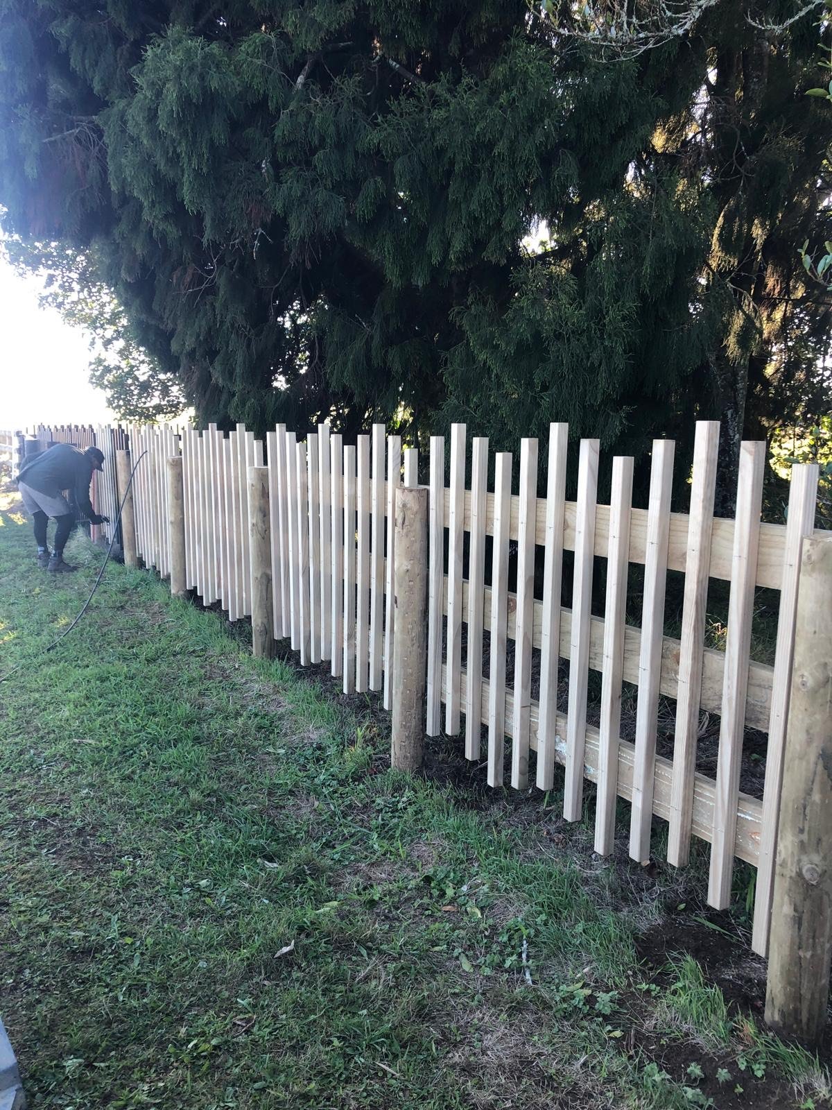 person fencing