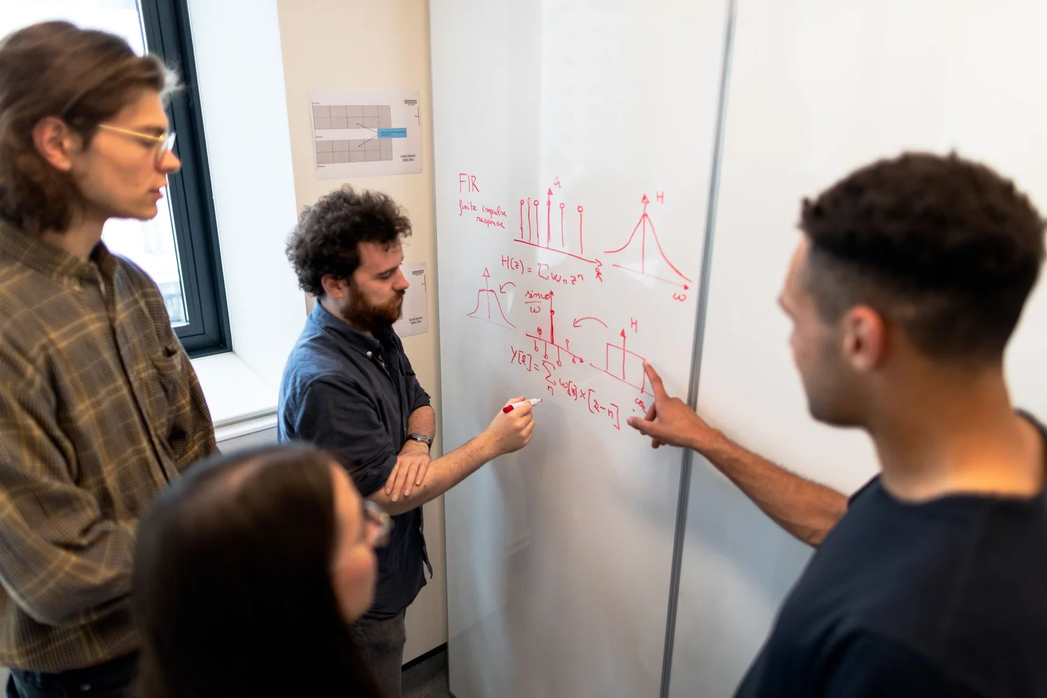 Project manager leading an engineering team