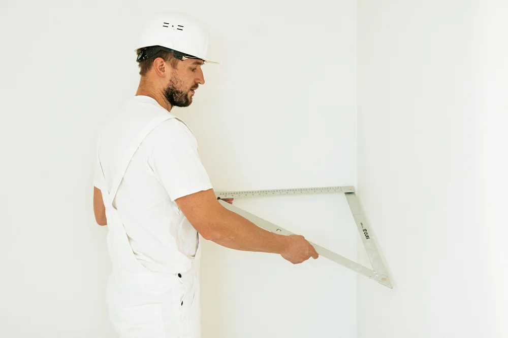 Engineer performing a structural inspection