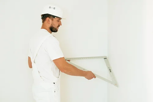 Engineer performing a structural inspection