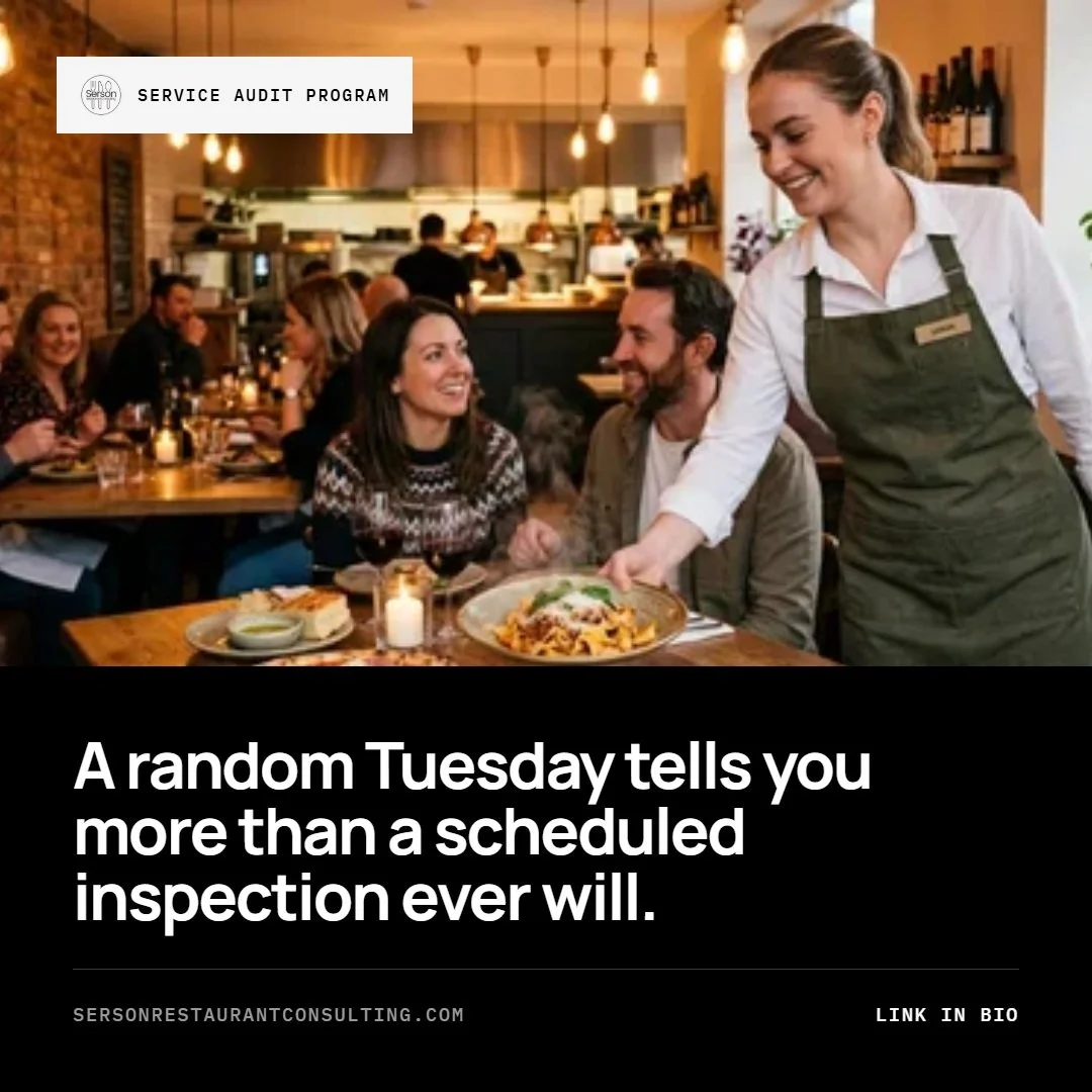 Ask a team to perform on a night they know they&rsquo;re being watched, and they will, because they can. The problem is your average guest doesn&rsquo;t get that version.

An unannounced service audit shows you what a normal night actually looks like