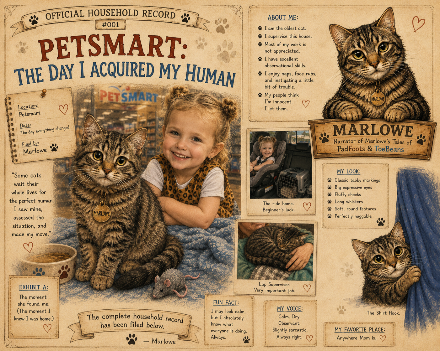 The Adventures of PadFoots &amp; ToeBeans - Official Household Record #001