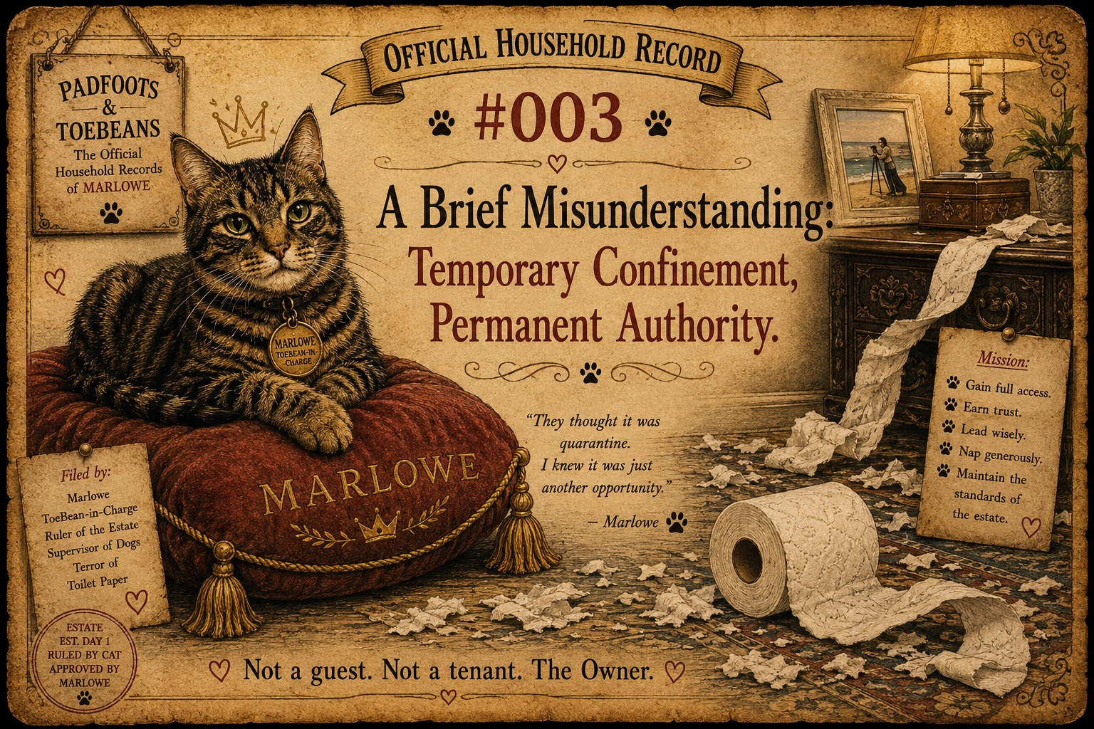The Adventures of PadFoots &amp; ToeBeans - Official Household Record #003