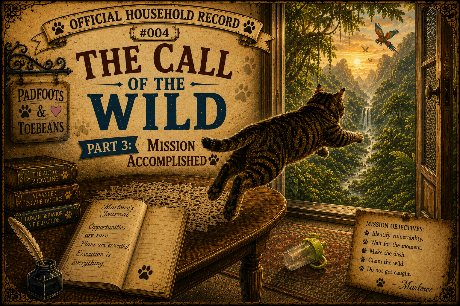 🐾 The Adventures of PadFoots &amp; ToeBeans - Official Household Record #004 - Part III 🐾