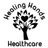 Healing Hands Healthcare logo in black color.