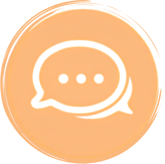 The Communicator icon — a speech bubble, representing finding novel ways to make complex ideas clear, compelling, and actionable.