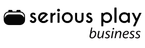 Serious Play Business Lego logo in black color.