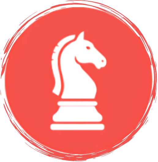 The Strategist icon — a chess knight, representing solving problems by envisioning future possibilities and charting clear paths to reach them.