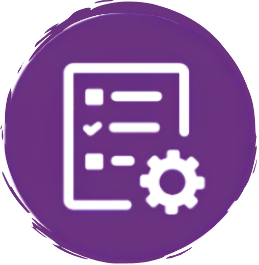 The Organizer icon — a checklist, representing solving complex problems by bringing order to chaos and building systems that simplify complexity.