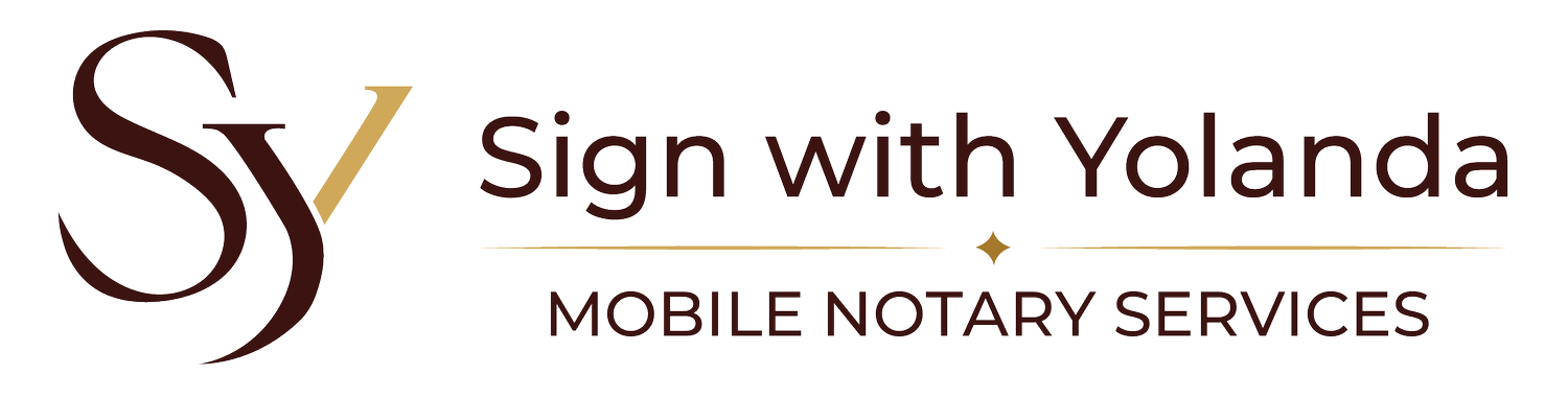 Sign With Yolanda Mobile Notary Services