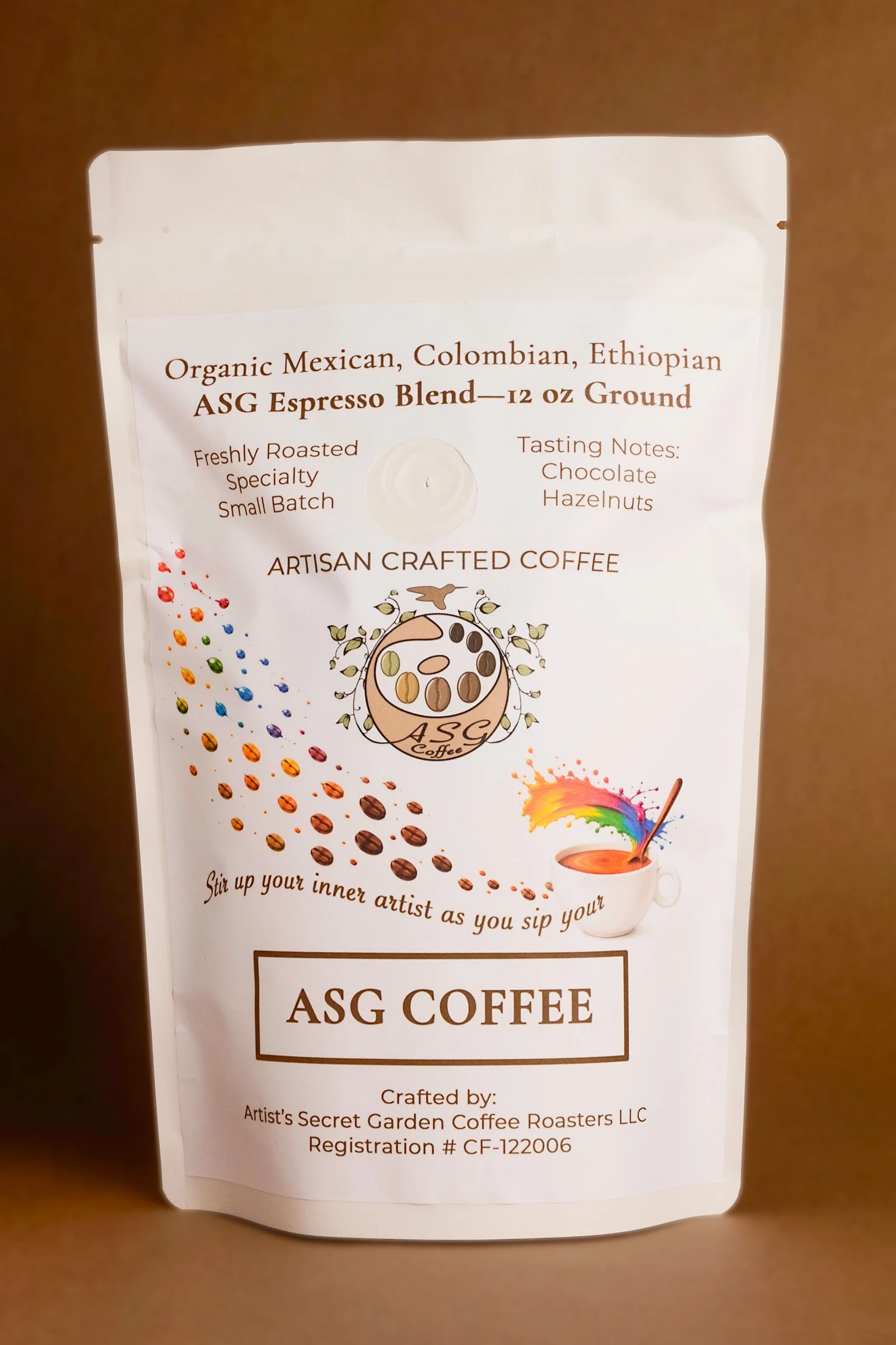12 oz Organic ASG Espresso Blend — Ground