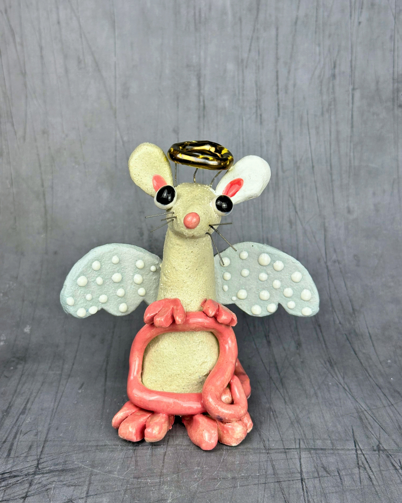 DAMAGED - White Angel Rat