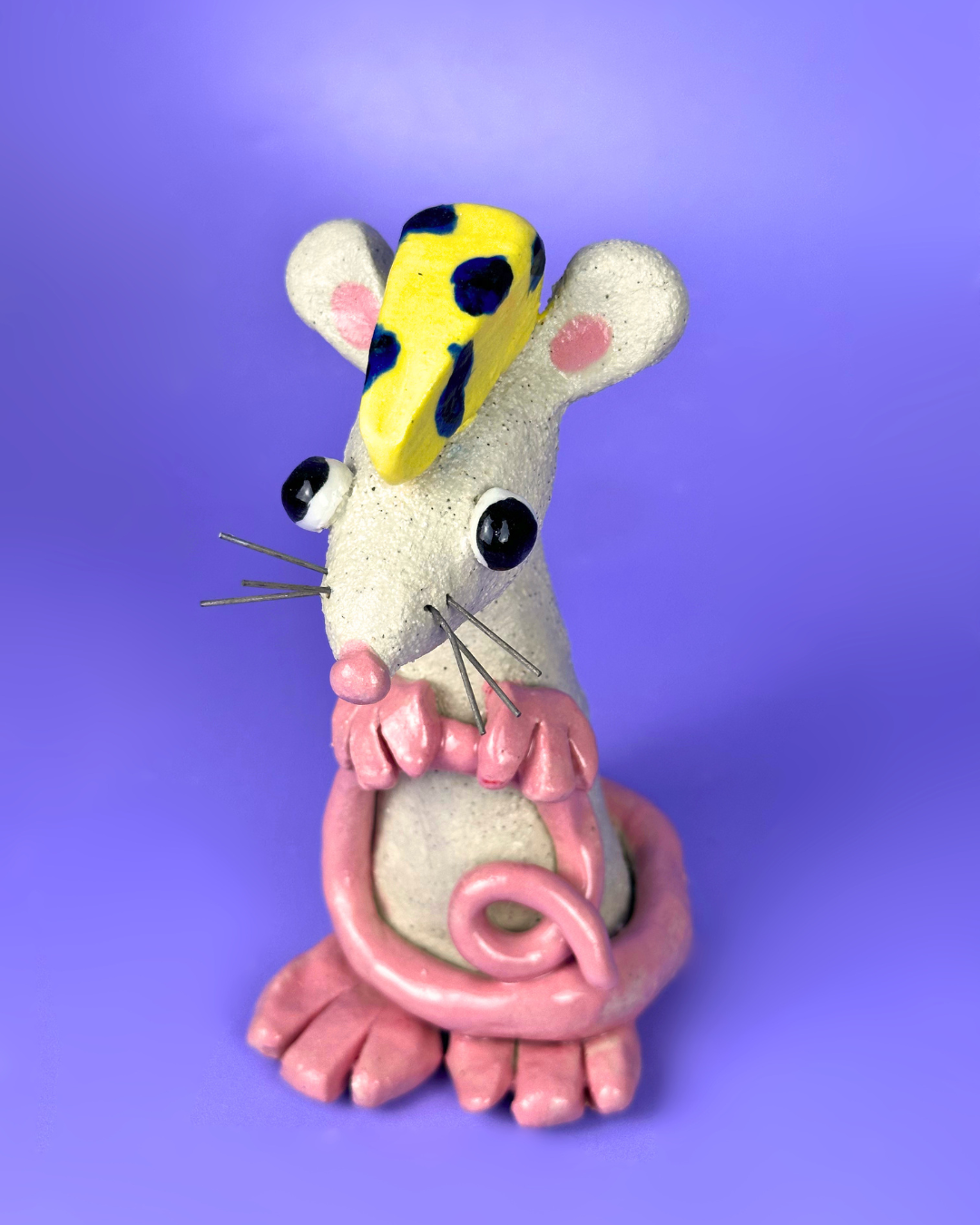 White Blue Cheese Rat