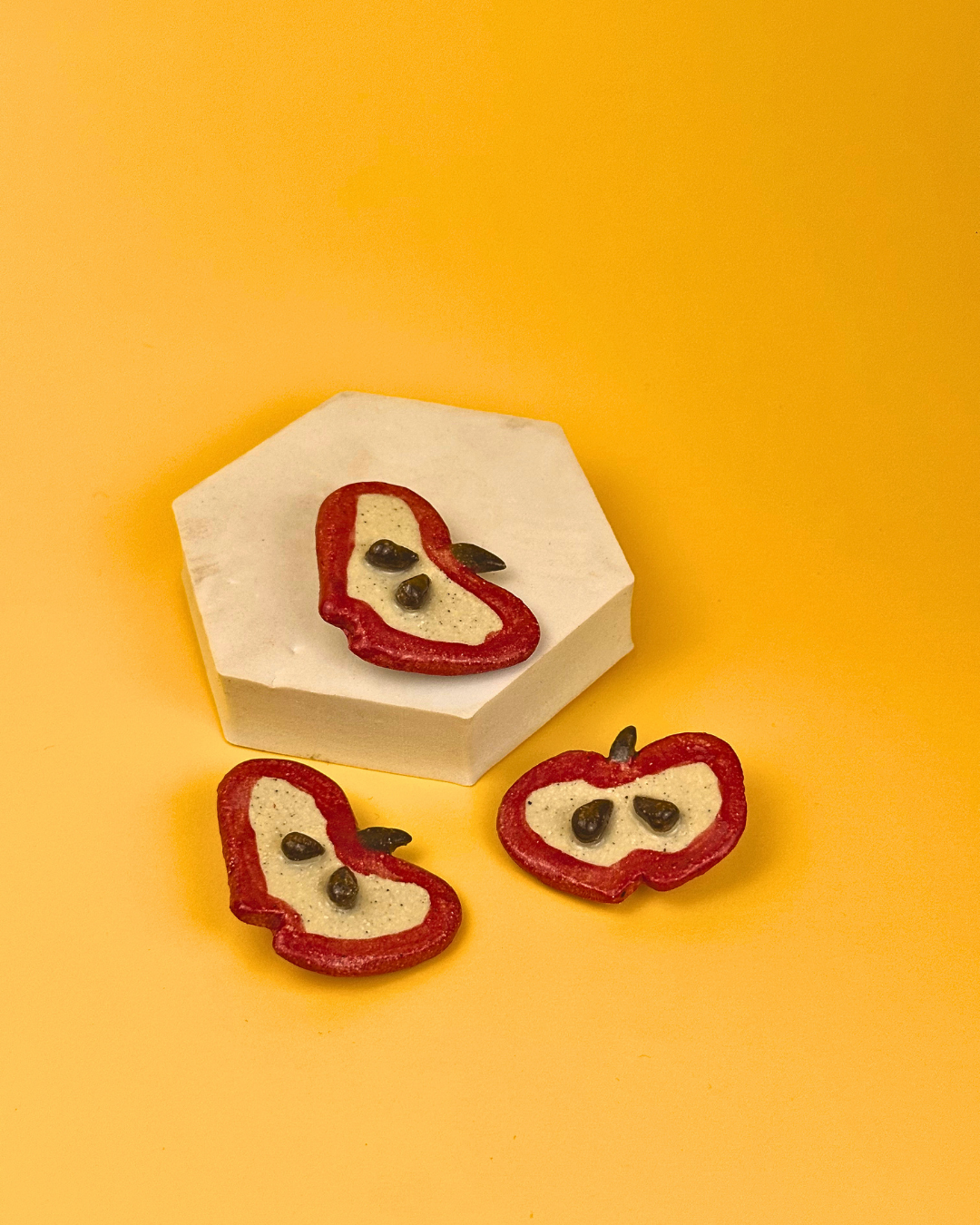 Red Apple Hairclip
