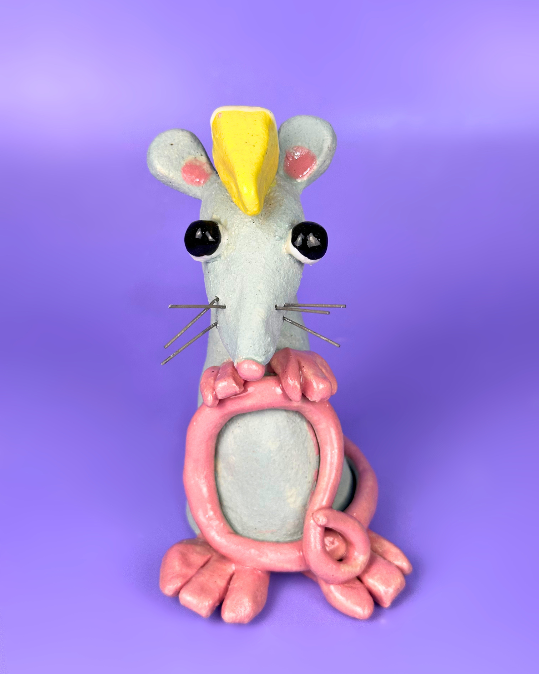 Grey Brie Cheese Rat